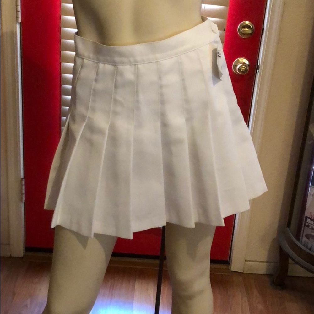 White skirt